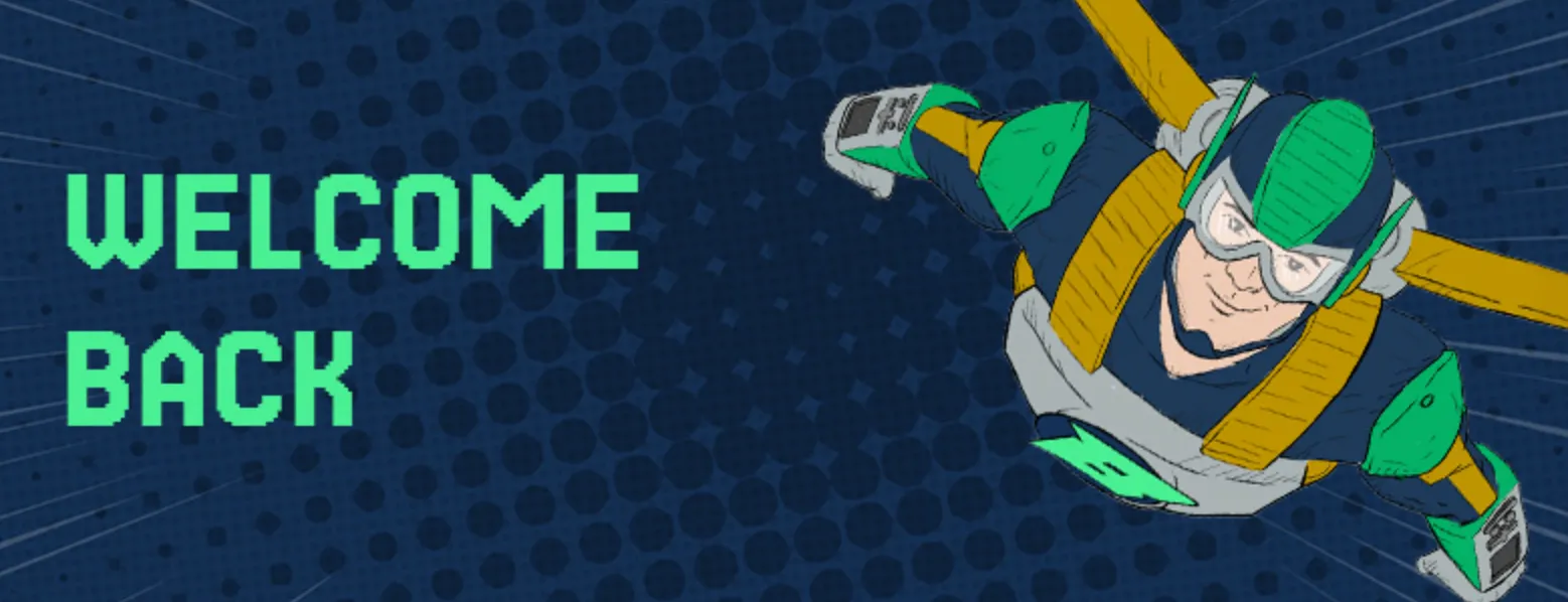 welcome banner