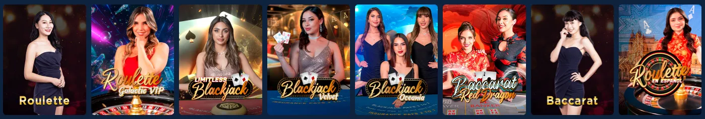 Live Dealer Games at BetMac Casino