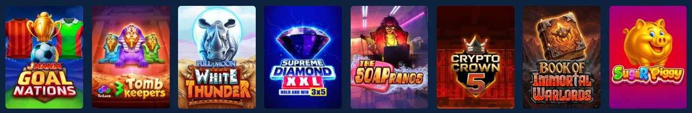 BetMac Casino Games - Slots, Table Games and Live Dealer UK